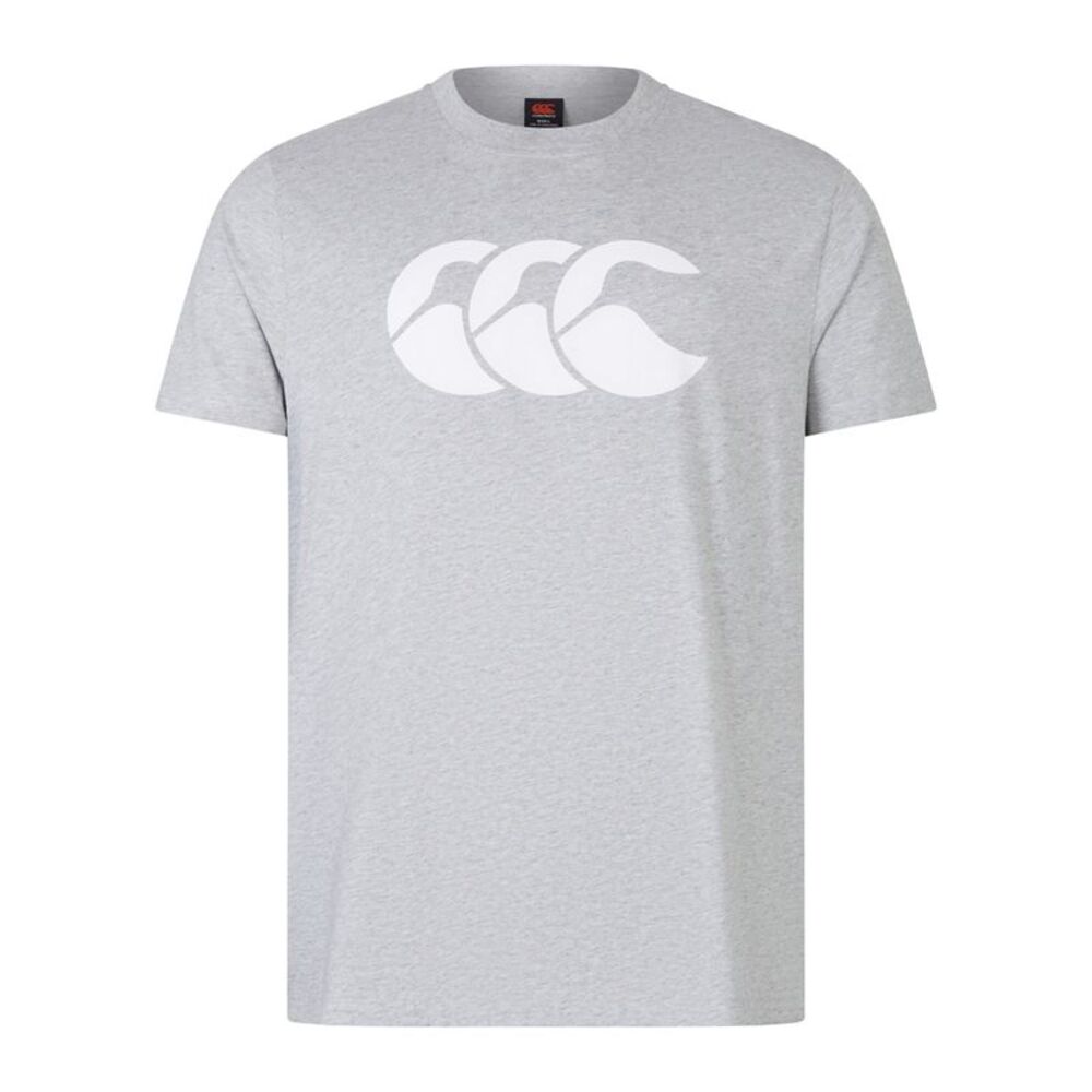 Canterbury Mens Logo Natural Cotton T-Shirt / Classic Marl